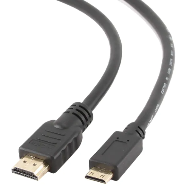 Cablu video Cablexpert HDMI + mini HDMI 1.8 m/ Black photo 2 Cablu video Cablexpert HDMI + mini HDMI 1.8 m/ Black photo 2