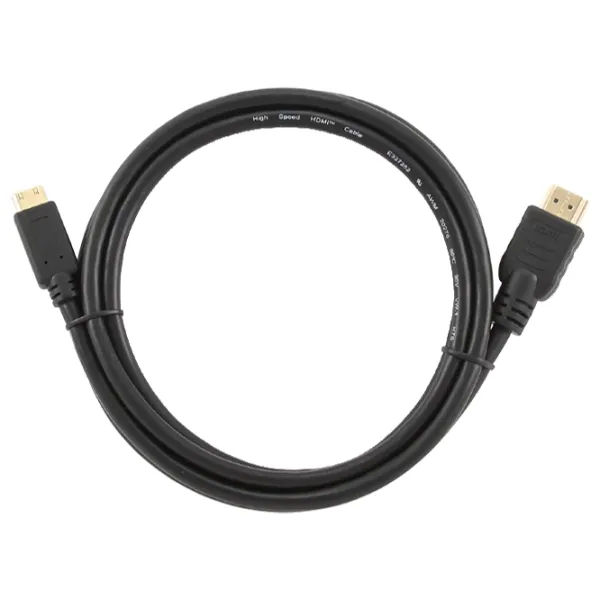 Cablu video Cablexpert HDMI + mini HDMI 1.8 m/ Black photo 3 Cablu video Cablexpert HDMI + mini HDMI 1.8 m/ Black photo 3