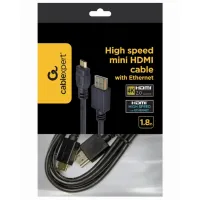 Кабель видео Cablexpert HDMI + mini HDMI 1.8 м/ Черный photo 4