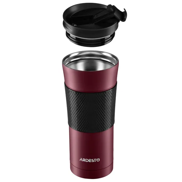 Cană termo Ardesto To Go AR2645SMR Bordo 0.45l photo 2