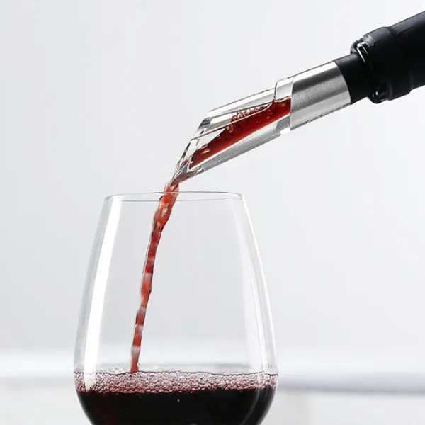 Set desfacător de vin Circle Joy CJ-TZ09  25 W / Gray photo 8