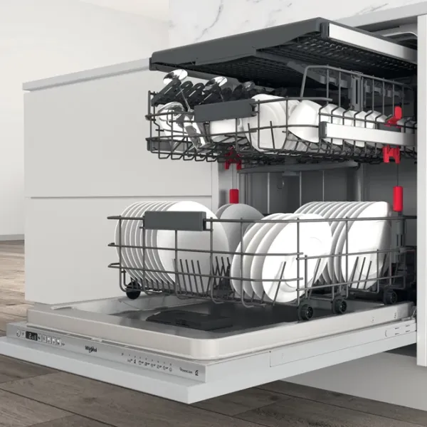 Mașină de spălat vase Whirlpool WIC 3C34 PFE S Full size/ Inox photo 7