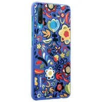 Husă pentru smartphone Huawei P30 Lite Huawei/ Back/ TPU/ Floral Blue photo 3