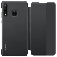 Husă pentru smartphone Huawei P30 Lite Huawei/ Flip Cover/ PC/ PU/ Black photo 2