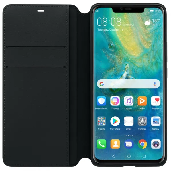 Чехол для смартфона Huawei Mate 20 Pro Huawei/ Flip Cover/ PU/ Черный photo 4