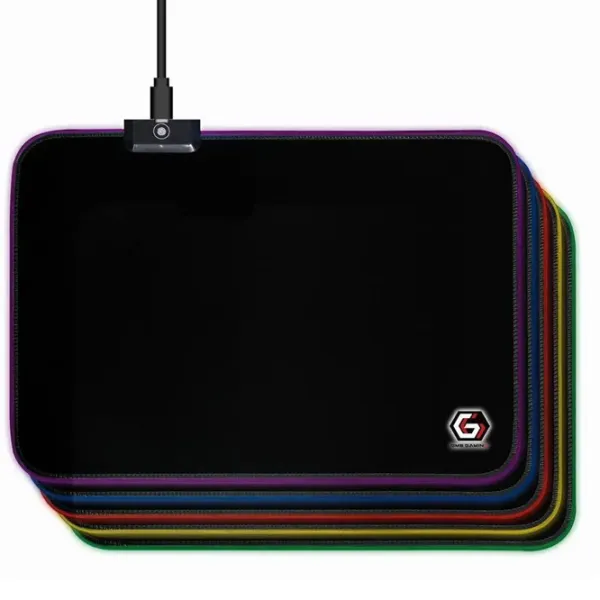 Covoraș pentru mouse Gembird MP-GAMELED-M Black photo 3