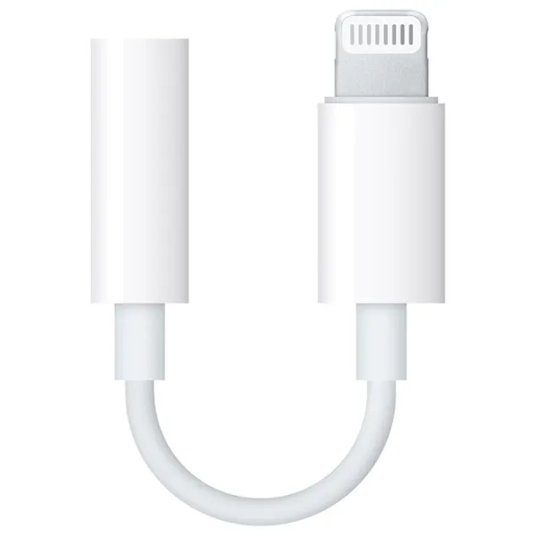Adapter 55735 Helmet Lightning + 3.5 mm 0.1 m/ White photo 2