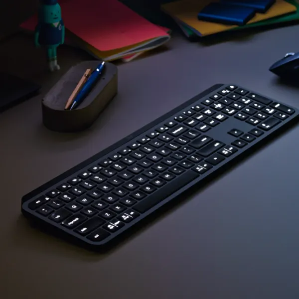 Клавиатура Logitech MX Keys Plus Беспроводные + Проводные/ Черный photo 8