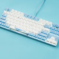 Tastatură Varmilo VEA87 Sea Melody Cherry MX Red Cu fir / Blue photo 8