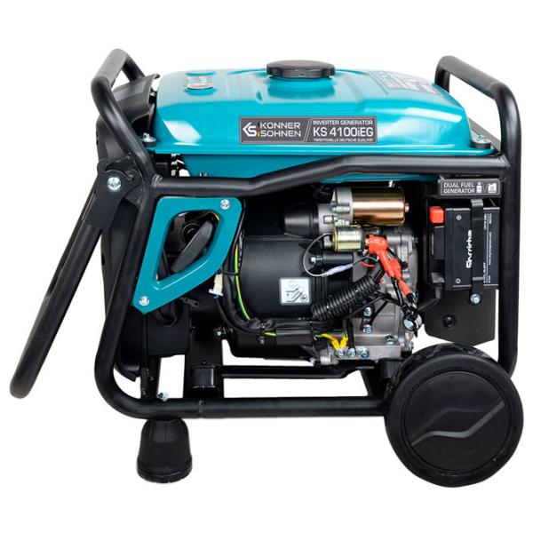 Generator de curent Könner & Söhnen KS 4100iEG 230 V Benzină, gaz/ 3.6 kW photo 2 Generator de curent Könner & Söhnen KS 4100iEG 230 V Benzină, gaz/ 3.6 kW photo 2