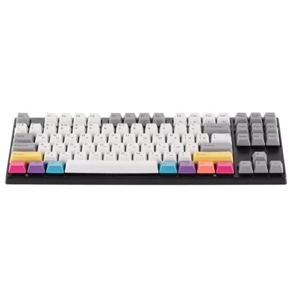 Tastatură Varmilo VEA87 CMYK Cherry MX Silent Red Cu fir/ Multicolor photo 2