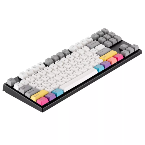 Tastatură Varmilo VEA87 CMYK Cherry MX Silent Red Cu fir/ Multicolor photo 3