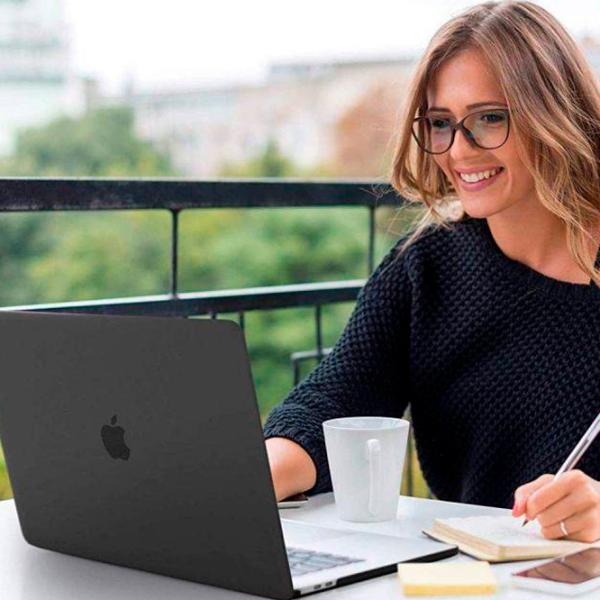 Чехол для ноутбука Tech-Protect Smartshell for Macbook Air 13 (2018-2020) 13.3"/ Черный photo 4