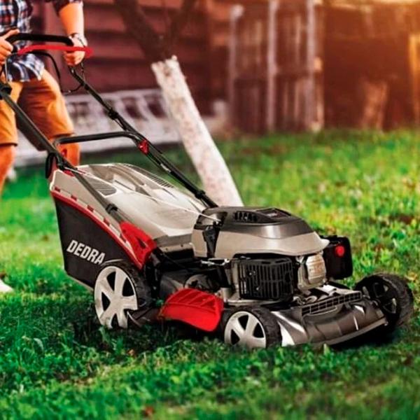 Газонокосилка бензиновая Dedra DED8722-51C Самоход photo 5