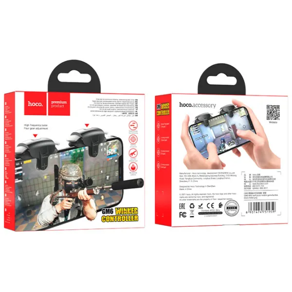 Gamepad Hoco GM6 Wild wolf pulse Fără fir / buttons / Black photo 7 Gamepad Hoco GM6 Wild wolf pulse Fără fir / buttons / Black photo 7