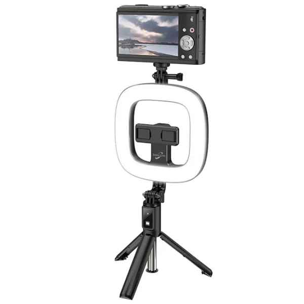 Trepied cu lampă Hoco LV03 Plus Showfull 170 mm Black photo 3