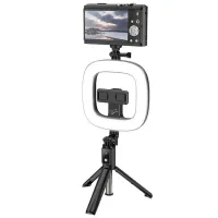 Trepied cu lampă Hoco LV03 Plus Showfull 170 mm Black photo 3