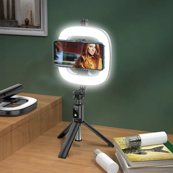 Trepied cu lampă Hoco LV03 Plus Showfull 170 mm Black photo 7