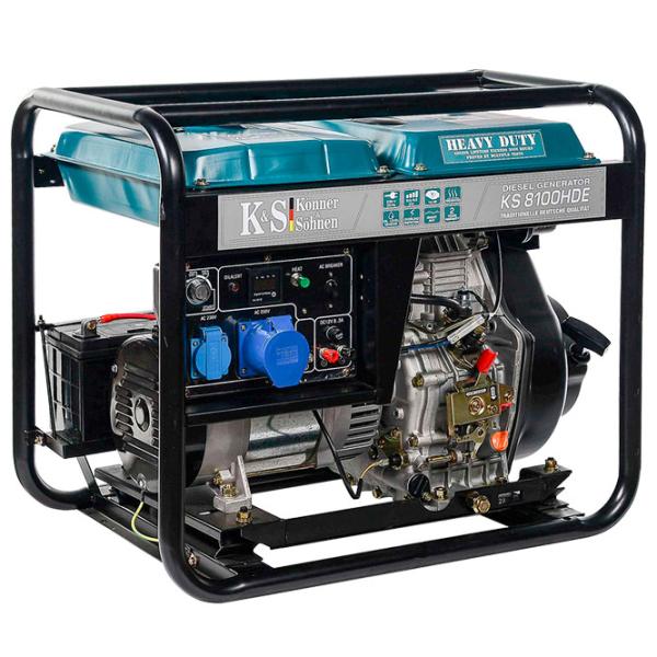 Генератор Könner & Söhnen KS 8100HDE 230 В Дизель/ 6 кВт photo 3 Генератор Könner & Söhnen KS 8100HDE 230 В Дизель/ 6 кВт photo 3