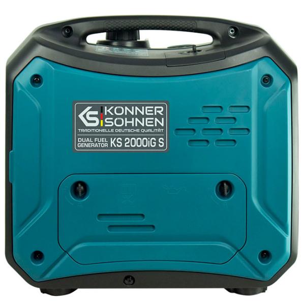 Generator de curent Könner & Söhnen KS 2000iG S 230 V Benzină, gaz/ 1.8 kW photo 3 Generator de curent Könner & Söhnen KS 2000iG S 230 V Benzină, gaz/ 1.8 kW photo 3