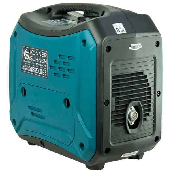 Generator de curent Könner & Söhnen KS 2000iG S 230 V Benzină, gaz/ 1.8 kW photo 6 Generator de curent Könner & Söhnen KS 2000iG S 230 V Benzină, gaz/ 1.8 kW photo 6