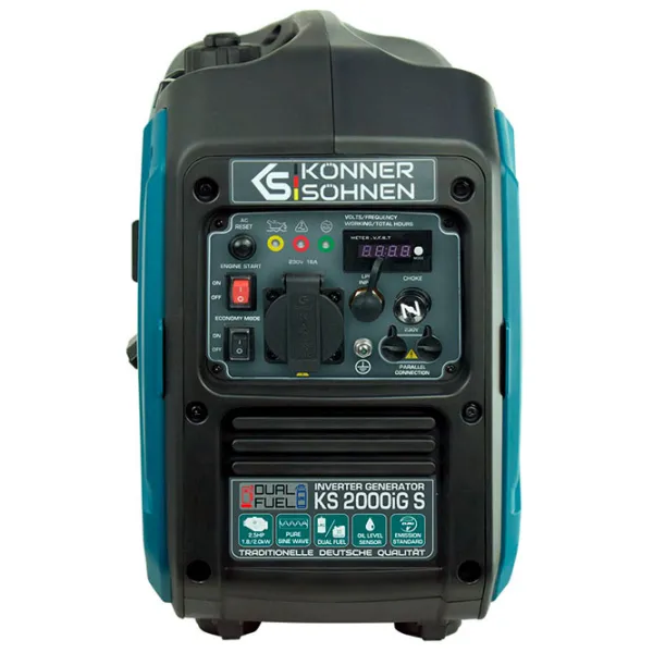 Generator de curent Könner & Söhnen KS 2000iG S 230 V Benzină, gaz/ 1.8 kW photo 7 Generator de curent Könner & Söhnen KS 2000iG S 230 V Benzină, gaz/ 1.8 kW photo 7