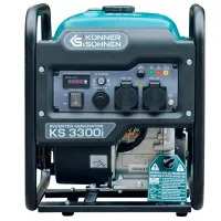 Generator de curent Könner & Söhnen KS 3300i 230 V Benzină/ 3 kW photo 3