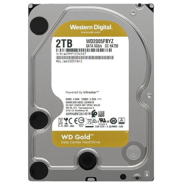 HDD Western Digital Gold 2 ТБ WD2005FBYZ/ Серебристый photo 2