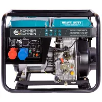 Generator de curent Könner & Söhnen KS 8100HDE-1/3ATSR 230 / 400 V Motorină / 6 kW photo 2