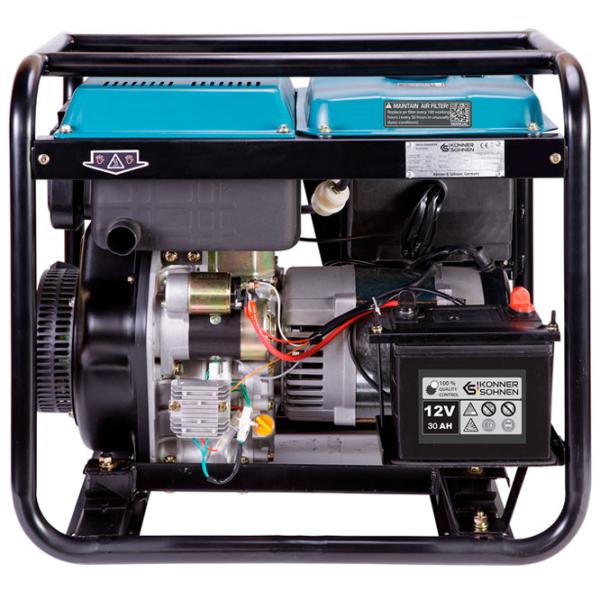 Генератор Könner & Söhnen KS 8100HDE-1/ 3ATSR 230/ 400 В Дизель/ 6 кВт photo 4