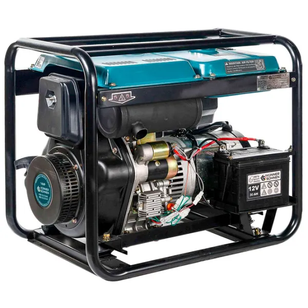Генератор Könner & Söhnen KS 8100HDE-1/ 3ATSR 230/ 400 В Дизель/ 6 кВт photo 5