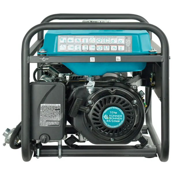 Генератор Könner & Söhnen KS 3000G 230 В Бензин, газ/ 2.6 кВт photo 8