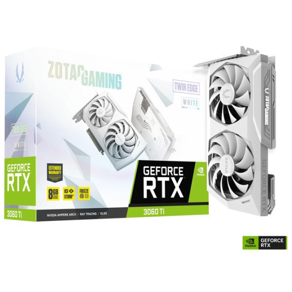 Видеокарта Zotac GeForce RTX 3060 Ti Twin Edge Edition PCI Express x16 4.0 / 8 ГБ photo 5 Видеокарта Zotac GeForce RTX 3060 Ti Twin Edge Edition PCI Express x16 4.0 / 8 ГБ photo 5