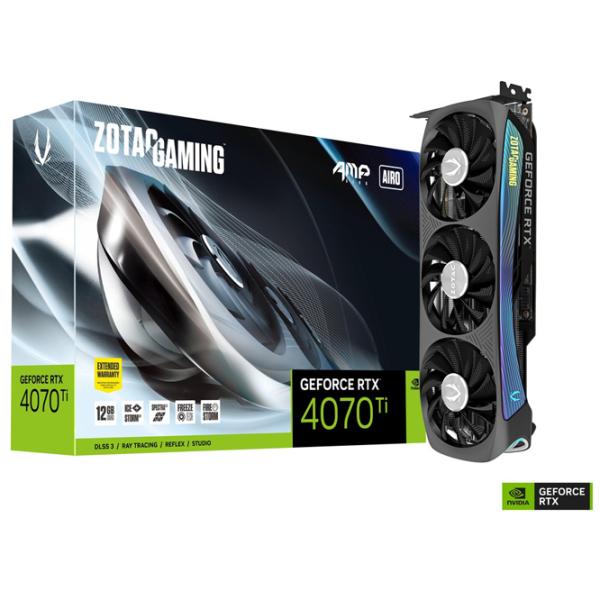 Placă video Zotac GeForce RTX 4070 AMP AIRO PCI Express x16 4.0 / 12 GB photo 5
