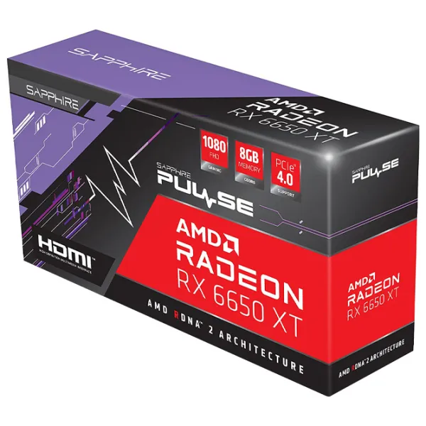 Placă video Sapphire PULSE Radeon RX 6650 XT GAMING OC PCI Express x16 4.0 / 8 GB photo 6