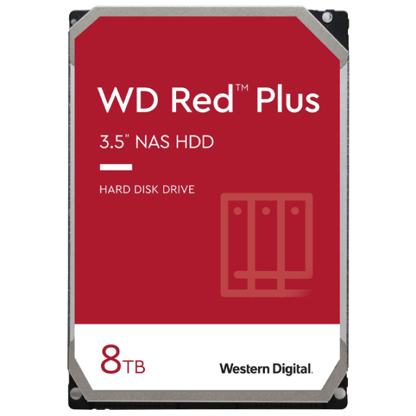 HDD Western Digital Red Plus 8 ТБ WD80EFZZ/ Серебристый photo 2