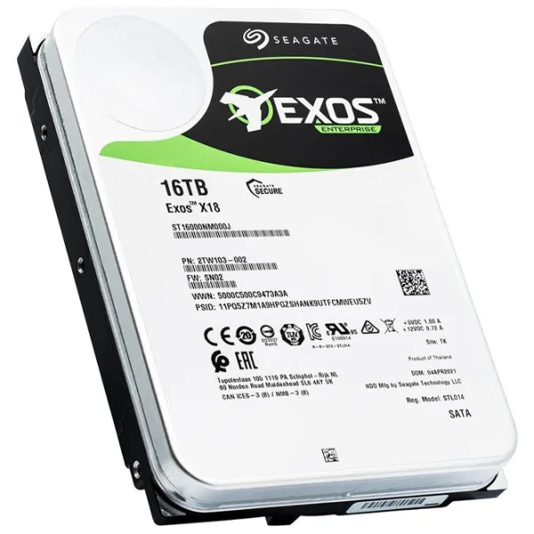 Seagate Exos X18 16 TB Silver photo 5