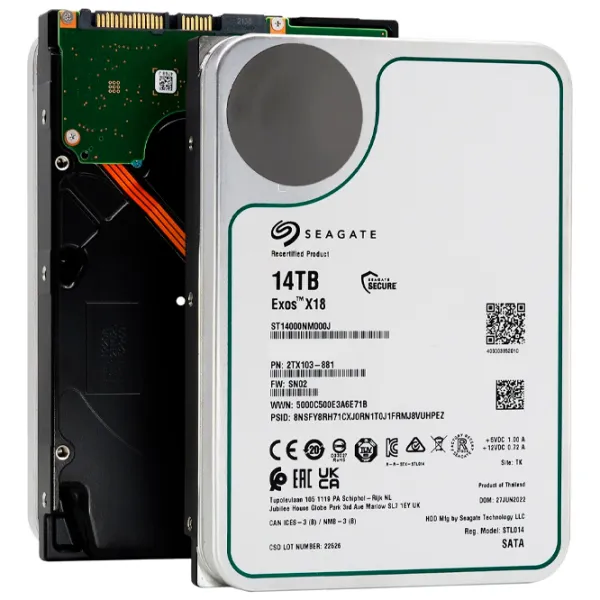 HDD Seagate Exos X18 14 TB ST14000NM000J/ Silver photo 4