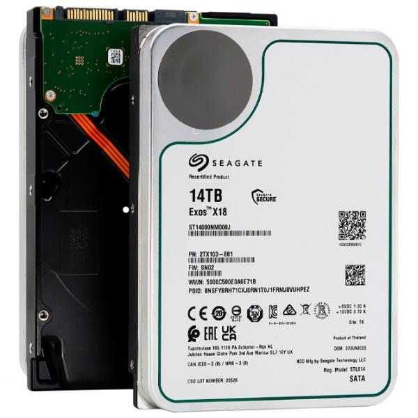 HDD Seagate Exos X18 14 TB ST14000NM000J/ Silver photo 4