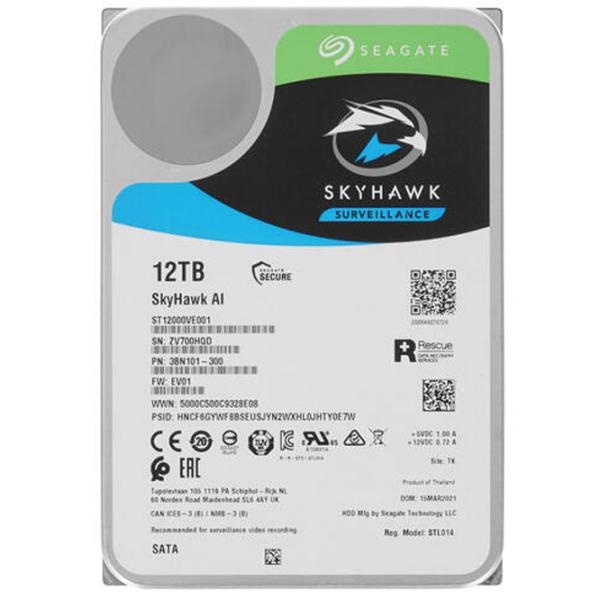 HDD Seagate SkyHawk AI Surveillance 12 ТБ ST12000VE001/ Черный photo 2