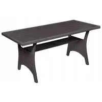 Set mobilă terasă Jumi Milano Ratan artificial/ Polipropilenă/ Rattan artificial/ Gray photo 2