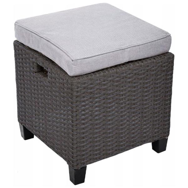 Set mobilă terasă Jumi Milano Ratan artificial/ Polipropilenă/ Rattan artificial/ Gray photo 3