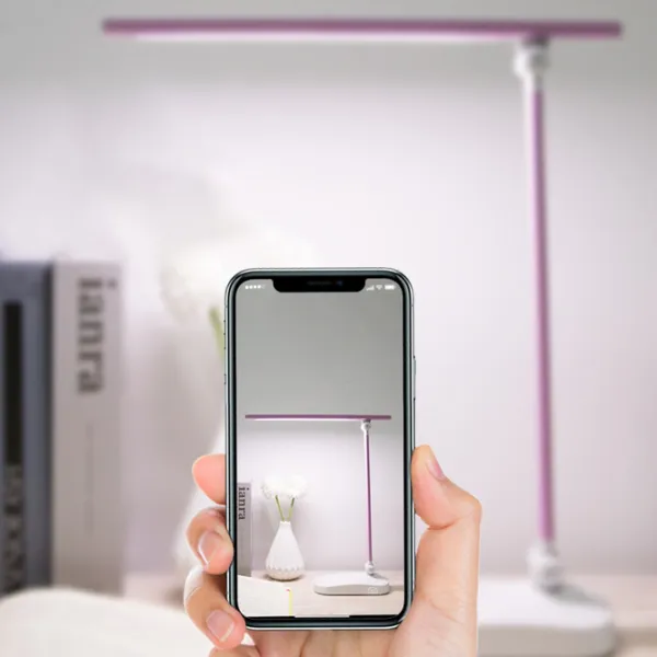 Настольная лампа Desk lamp WS-2020 Rechargable White mode Розовый photo 5