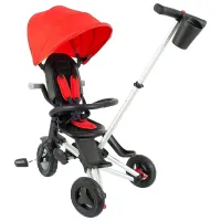 Triciclu Qplay Nova Plus Rubber 25 kg/ Red photo 2