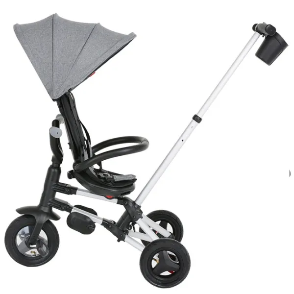 Трицикл Qplay Nova Plus Rubber 25 кг/ Серый photo 4 Трицикл Qplay Nova Plus Rubber 25 кг/ Серый photo 4