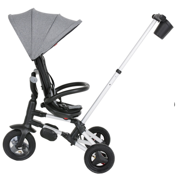 Трицикл Qplay Nova Plus Rubber 25 кг/ Серый photo 4 Трицикл Qplay Nova Plus Rubber 25 кг/ Серый photo 4