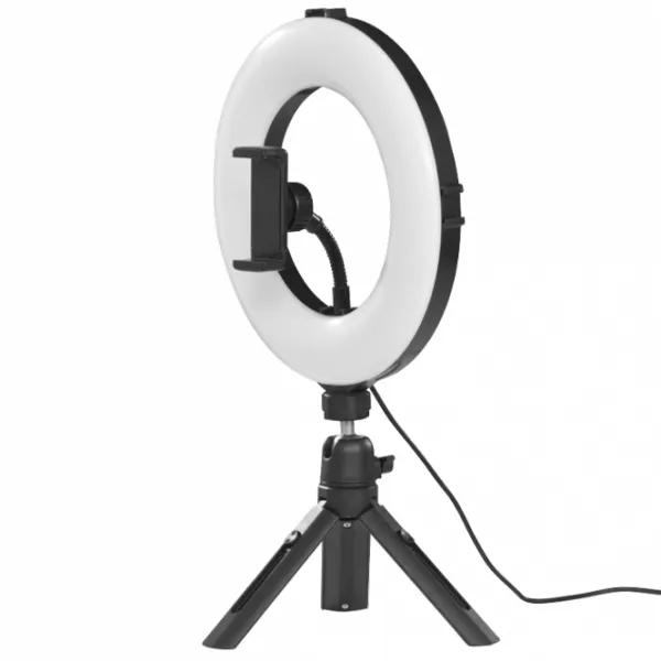 Штатив с круглой лампой Hama SpotLight Smart 80 II (4657) 203 мм Черный photo 3