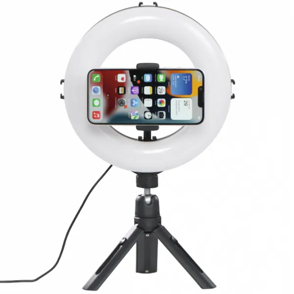 Штатив с круглой лампой Hama SpotLight Smart 80 II (4657) 203 мм Черный photo 4