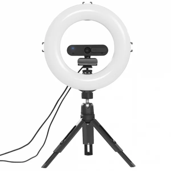 Штатив с круглой лампой Hama SpotLight Smart 80 II (4657) 203 мм Черный photo 6
