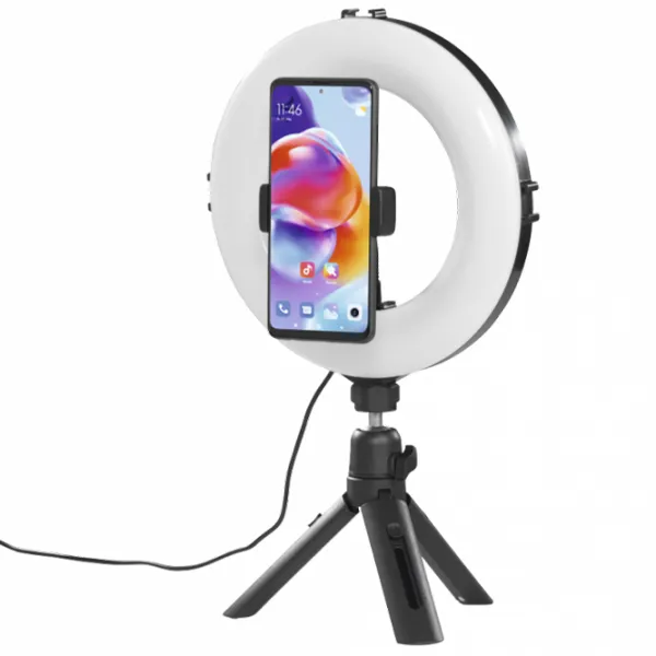 Штатив с круглой лампой Hama SpotLight Smart 80 II (4657) 203 мм Черный photo 7